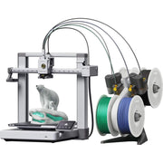 Bambu Lab A1 Combo 3D Printer with AMS Lite Multi-Color Printing, 1080p Liveview, White and Silver, PF002-A+SA005-EU2