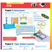 Elenco Electronics Snap Circuits Flight Deck Science STEM Toy, 5 Projects, Multicolor, SCFLTKIT