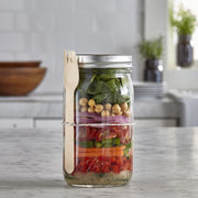 Ball Wide Mouth 32 oz. Mason Jars with Lids and Bands, for Canning and Storage, Quart, 12 Count