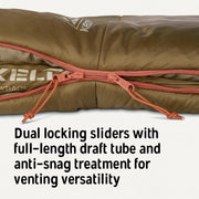 Kelty 35431725BOV Wayback 20 F Oversized Sleeping Bag, Burnt Olive