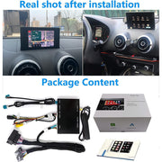 Road Top Wireless Apple Carplay Android Auto Retrofit Kit for Audi A3 2013-2018 with Mirror Link, Reverse Camera Support, CP-ZL-AUDI-B9U