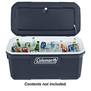 Coleman 150-Quart Hard Ice Chest Cooler, Blue Nights - Easy Carrying