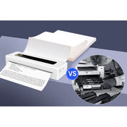 Ccdes WZT1212 Portable Printer for Travel, A4 Paper & US Letter, Bluetooth Thermal Printer Compatible Android IOS