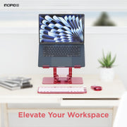 Incipio Translucent Slim Wireless Keyboard and Mouse Combo, 2.4 GHz Wireless, Compact Layout, Multimedia Controls, Ergonomic Design, Irisdescent