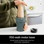 Ninja Nutri-Blender Bn401 Personal Blender with 700-Watt Motor, Push-to-Blend, Compact Slate Gray, Includes Two 20 oz Dishwasher-Safe To-Go Cups