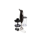 Hamilton Beach 7 Piece Immersion Blender Set, 225W, 2 Speeds, Black, Dishwasher Safe, 59768G