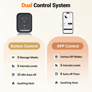 Comfytemp Cordless Foot Massager with Heat, Rechargeable Air Compression Boots