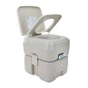 Camco 41541 5.3 Gallon Portable Travel Toilet - Lightweight - Gray