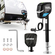 Kohree Electric Trailer Jack, 7500 lbs Capacity, Dual Wire Heavy Duty RV Tongue Jack, Manual Handle, Weatherproof Cover, 22 in Lift, KR1217-WR