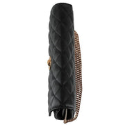 Versace Women's Quilted Leather Clutch, One Size, Black