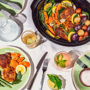 Beautiful 6 Qt Programmable Slow Cooker, Five Preset Functions, Digital Timer, Steel Lid Holder, Oyster Grey and White Icing