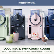 GreenPan Frost Ice Cream and Frozen Drink Maker, Built-In Compressor, 2-Quart Capacity, 6 Modes, 7 Texture Settings, Gray