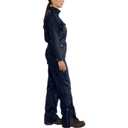 Carhartt Flame-Resistant Rugged Flex Twill Coveralls for Ladies - Dark Navy - XS - Short