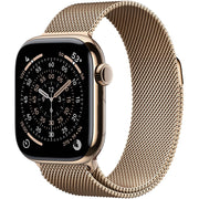 Apple Watch Gen 11 Series 11 Cell 42mm Gold Titanium - Gold Milanese Loop MF8Y4LW/A