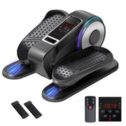 ALSO GO Under Desk Elliptical Machine, Electric Leg Exerciser with 12 Speed Levels and 12 Workout Modes, Quiet, Portable, SG0056