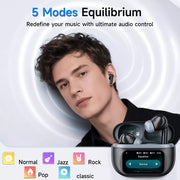 VEATOOL G01 Wireless Earbuds with Smart Touch Control, ANC+ENC Noise Cancellation, 40H Stereo Deep Bass