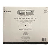 Pilot G2 Gel Roller Ball Retractable Fine Writing Pen, 0.7mm Black Ink, Pack of 16, 150268