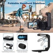 Saneen A06-2-White Video Camera 8k 64MP WiFi IR Night Vision Camcorder, Black