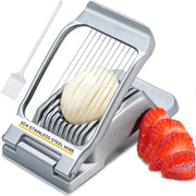 Sopito Heavy Duty Stainless Steel Wire Egg Slicer, Multifunctional Soft Food Cutter, Silver