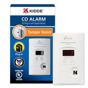 Kidde KN-COPP-3 Nighthawk Plug-In AC/DC Carbon Monoxide Alarm Detector w/Digital Display