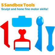 USA Toyz Marine Life Sand Castle Mold Toy Set, 23-Piece Multi-Color Sensory Play for Kids MiniMold_2