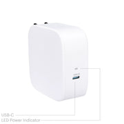 onn. 100122523 GAN 100W Laptop Charger Compatible for Apple, Dell, HP, Asus, Acer, Lenovo, Samsung White