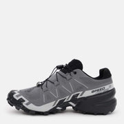 Salomon Speedcross 6 Trail Running Shoes for Men, Quiet Shade Black Pearl Blue, Size 11.5, L41738000