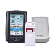 AcuRite Color Weather Station with Rain Gauge, Lightning Detection, Hyperlocal Forecast, Outdoor Temperature and Humidity 01021M