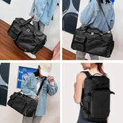 Gynky Duffel Bag 4 in 1 Travel Backpack Duffle Bag Weekender Bags for Women Gym Bag with Shoe and We