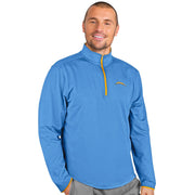 Antigua Los Angeles Chargers Men's Quarter-Zip Pullover, Blue, Size:XXL - Long Sleeve