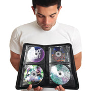 Maxell 96ct CD/DVD Zipper Storage Case, Black - Water Resistant