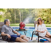 Craftsman V20 Cordless Misting Fan Kit, 3 Speed Settings, Garden Hose Adapter, Battery Included, Red, CMCE003C1