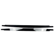BMW 3 Series E90 E92 E93 Side Skirt Extensions, Glossy Black ABS Plastic, M Performance Style - Material : Plastic