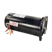 AO Smith Century Q3202 2 HP 3 Phase Square Flange Pool and Spa Pump Motor, 208-230/460 Volts, Black