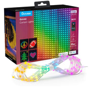 Govee H70B1AA1 RGBIC Curtain Lights, Multi