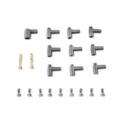 MSD Spark Plug Wire Set, Super Conductor, 8 Cylinder, Red, Multi-Angle Plug, HEI Cap, 31189