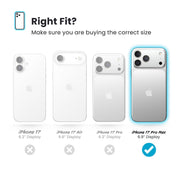 Speck CandyShell Grip +MS Case for iPhone 17 Pro Max, Dual-Layer Protection, MagSafe Compatible, Neo Drab and Glow Green
