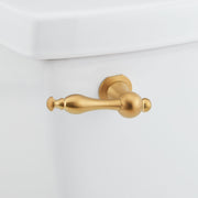 Signature Hardware SH111028BG Traditional Toilet Flush Handle - Brushed Gold