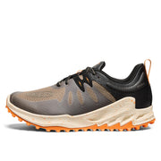 KEEN 1030740 Zionic Waterproof Hiking Shoes for Men, Brindle/Bright Marigold, 8M