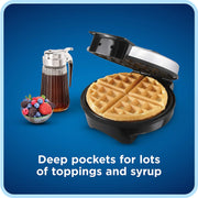 Newell Brands CKSTWF2000 Oster Stainless Steel Belgian Waffle Maker 8