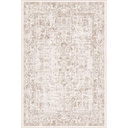 Berthmeer 9'x12' Large Washable Vintage Area Rugs, Brown - Non-Slip