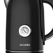 Arcadia ARC101A Electric Turkish Tea Maker and Kettle Black 1.7L (1.5qt)