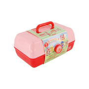 Strawberry Shortcake SC063HBAZA x Caboodles Makeup Organizer Set, 7-Piece, Red, Water-Resistant, Ages 8+