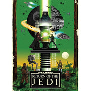 Buffalo Games Star Wars 4 in 1 Multipack Jigsaw Puzzle Set, Three 300-Piece and One 500-Piece Panoramic Puzzles, Multicolor, 9409
