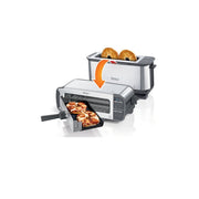 Ninja ST100 Foodi 2-in-1 Flip Toaster, 2-Slice Capacity, Compact Toaster Oven, 1500 Watts