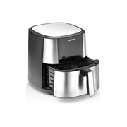 Chefman RJ38-SQSS-8T-D Turbo Fry Stainless Steel Air Fryer With Basket Divider, 8 Quart