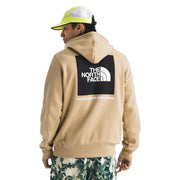 The North Face Box NSE Pullover Hoodie Men's Regular Fit Cotton Blend Khaki Stone Large NF0A7UNS