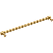 Signature Hardware 489620 Lazzara 12-5/8 Inch Center to Center Hammered Bar Cabinet Pull - Brushed Gold