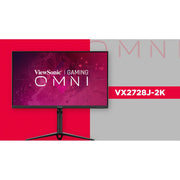ViewSonic VX2728J-2K 27 Inch QHD IPS Gaming Monitor, 180Hz Refresh Rate, 0.5ms Response Time, FreeSync Premium, NVIDIA G-Sync Compatible, Advanced Ergonomic Stand, HDMI and DisplayPort