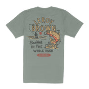 Sendero Provisions Co Men's Leroy Brown T-Shirt, Comfortable Cotton Blend, Sage Green, Medium, SPCS120P17-M